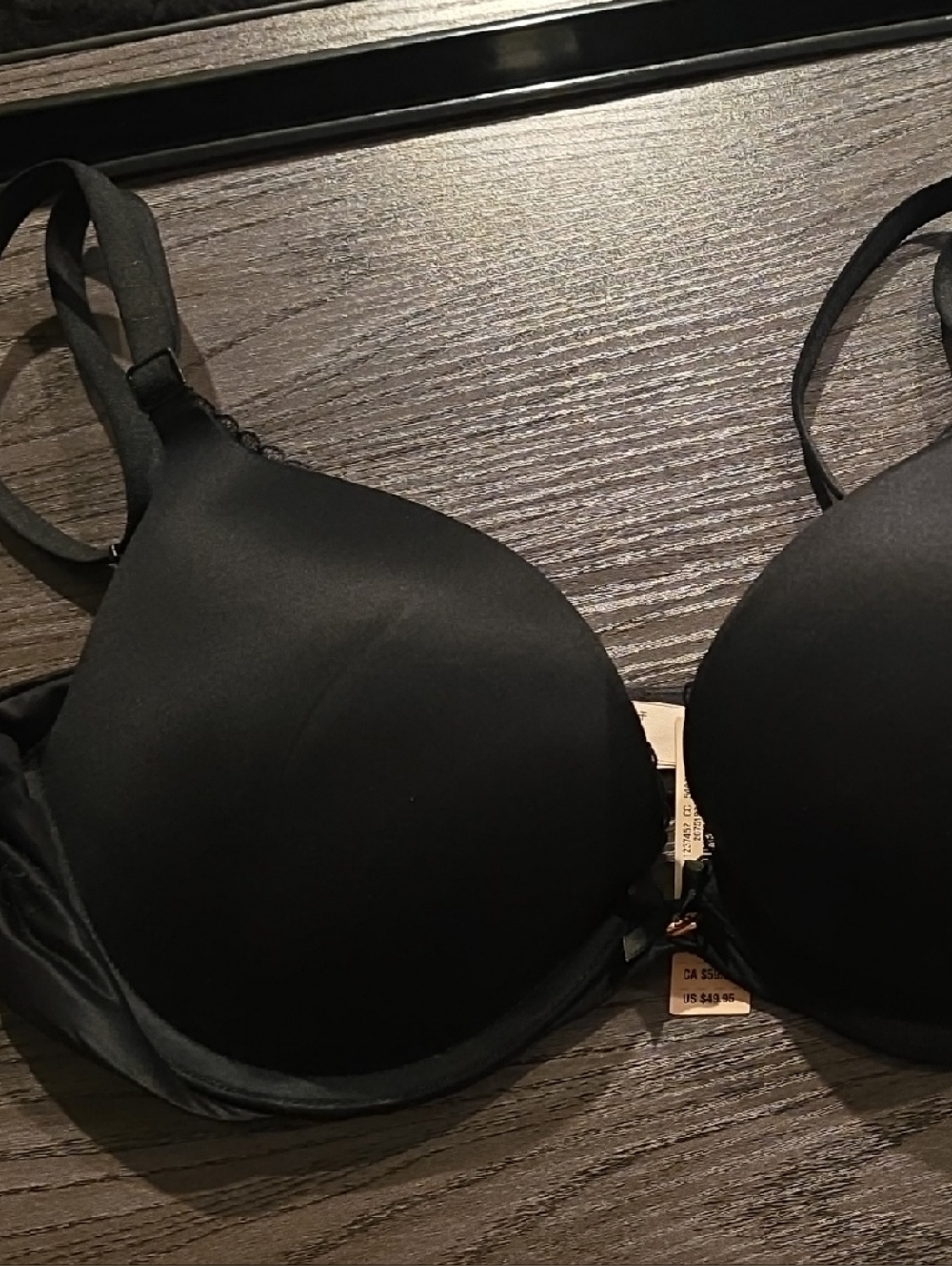 Victoria's Secret Black Molded Push Up Bra 32 D